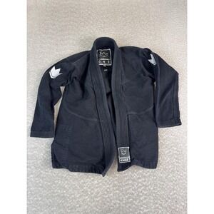 Kingz One BJJ Gi Jacket M1 Black Kimono Jiu Jitsu Top Lightweight Weave